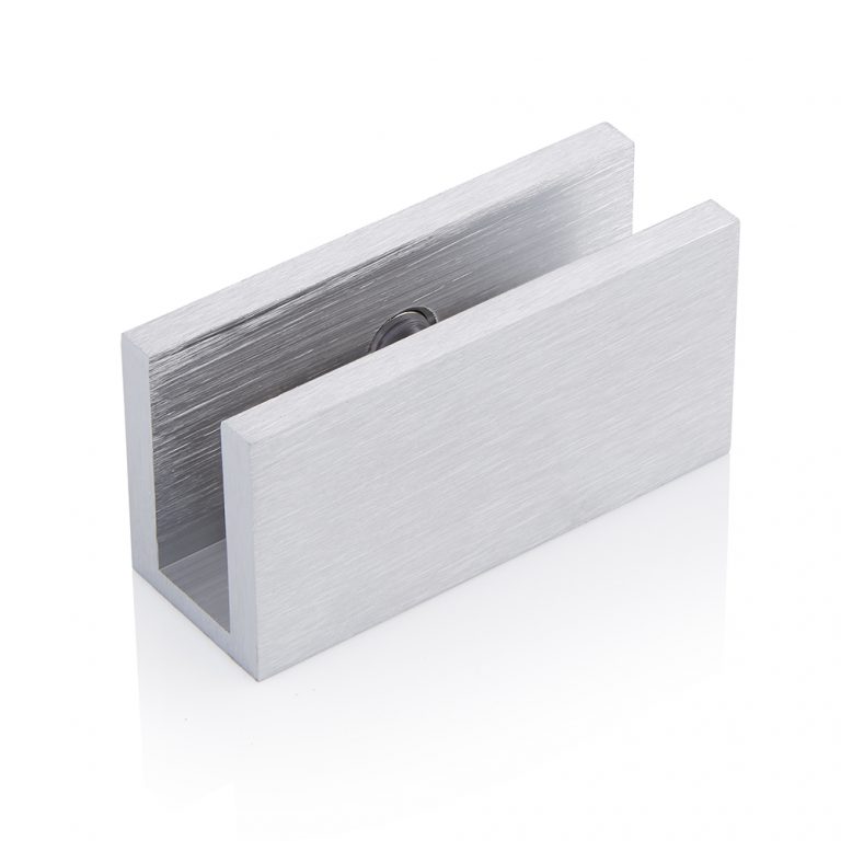 Glass Shelf Bracket Brushed Satin Chrome Frameless Shower Hinges