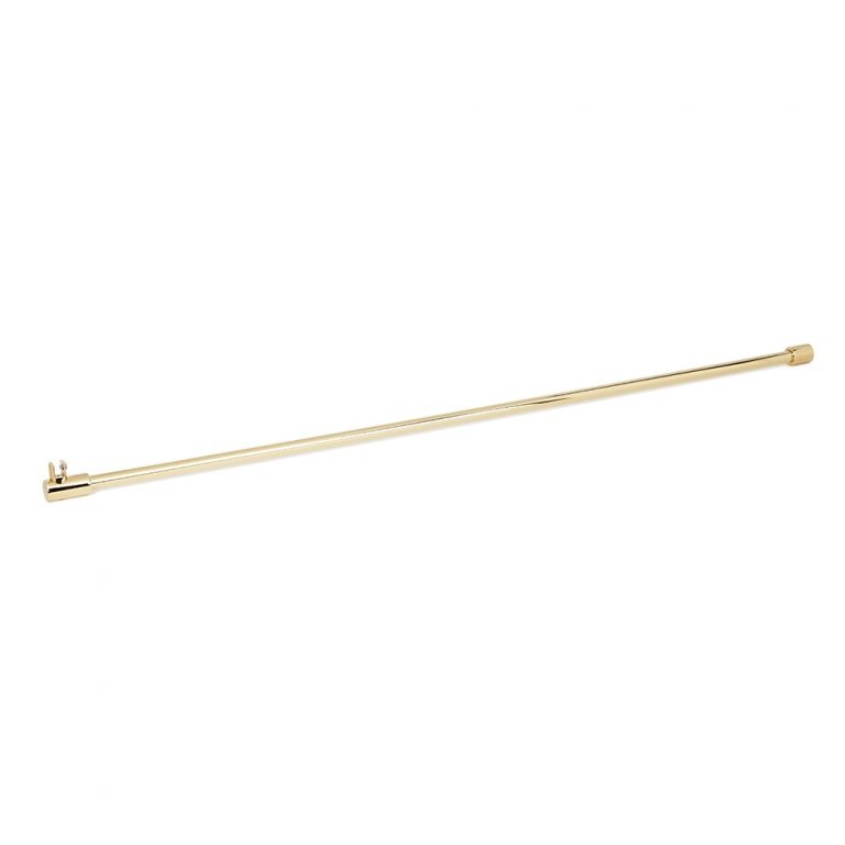 Glass to Wall Header Brace Polished Gold Frameless Shower Hinges